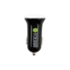 Ładowarka samochodowa 30W USB-A (QC) + USB-A (2,4A) Czarno-biała - obrazek 2