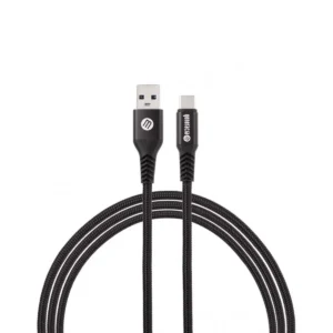 Kabel USB Typ A do USB Typ C 2m Przewód USB 2.0 Czarny PET
