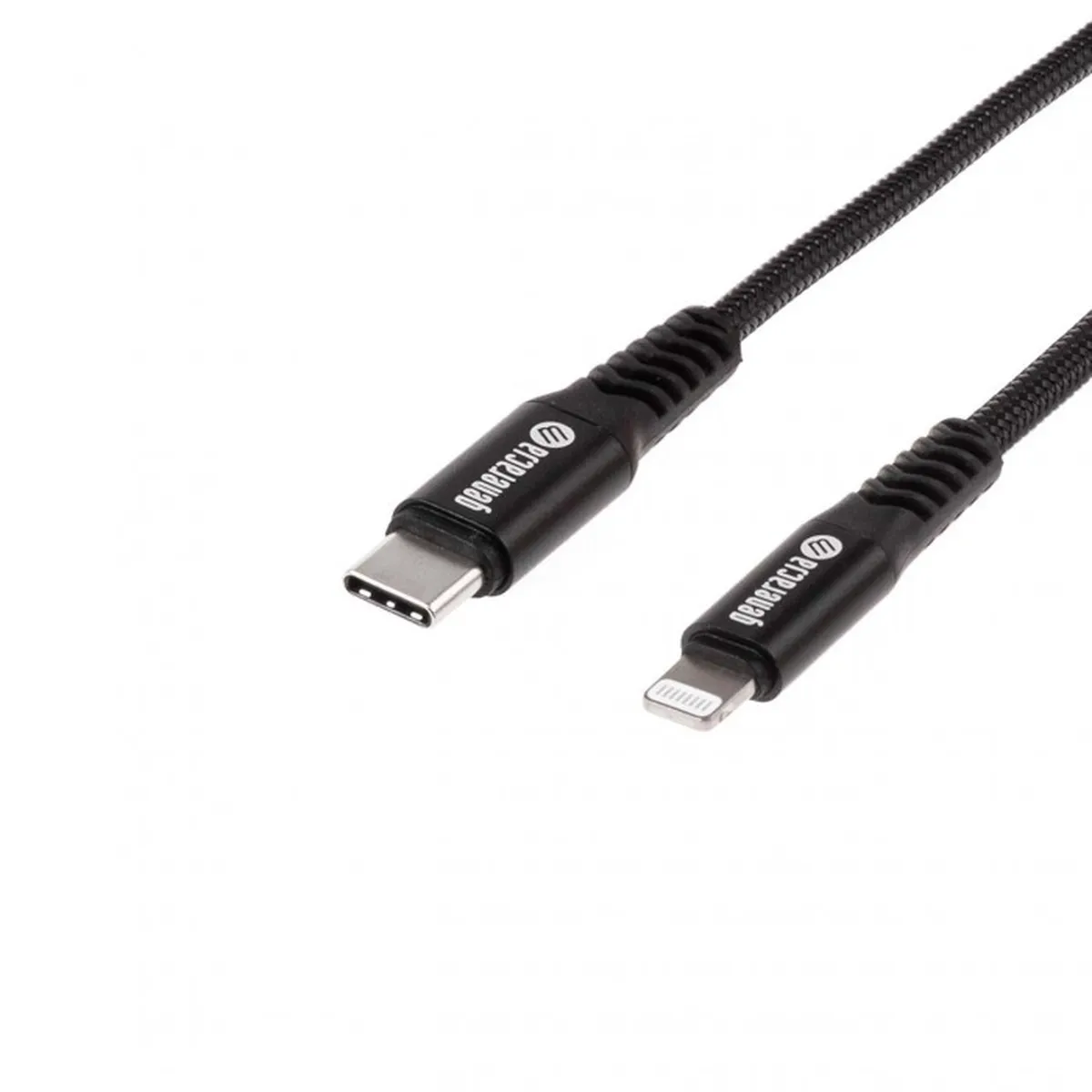 Kabel USB Typ C na Lightning 2m Przewód do iPhone iPad USB 2.0 PET Czarny - obrazek 2