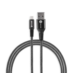 Kabel USB-A do USB-C 1,3m Przewód USB 2.0 60W 480 Mb/s Czarny Nylon