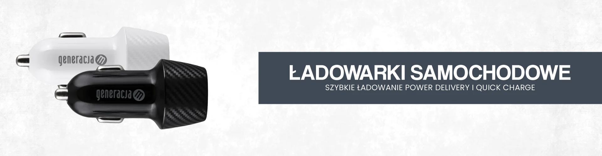 Ładowarki samochodowe Baner ładowarki samochodowe
