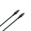 Uniwersalny kabel USB-C do USB-C 1,3m USB 3.2 Gen 2 60W 10 Gbps Zielony - obrazek 3