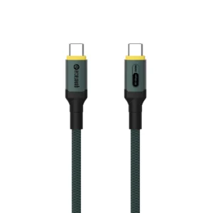 Kabel USB-C do USB-C 1,3m Przewód USB 3.2 Gen 2x2 240W 20 Gbps 4K Zielony