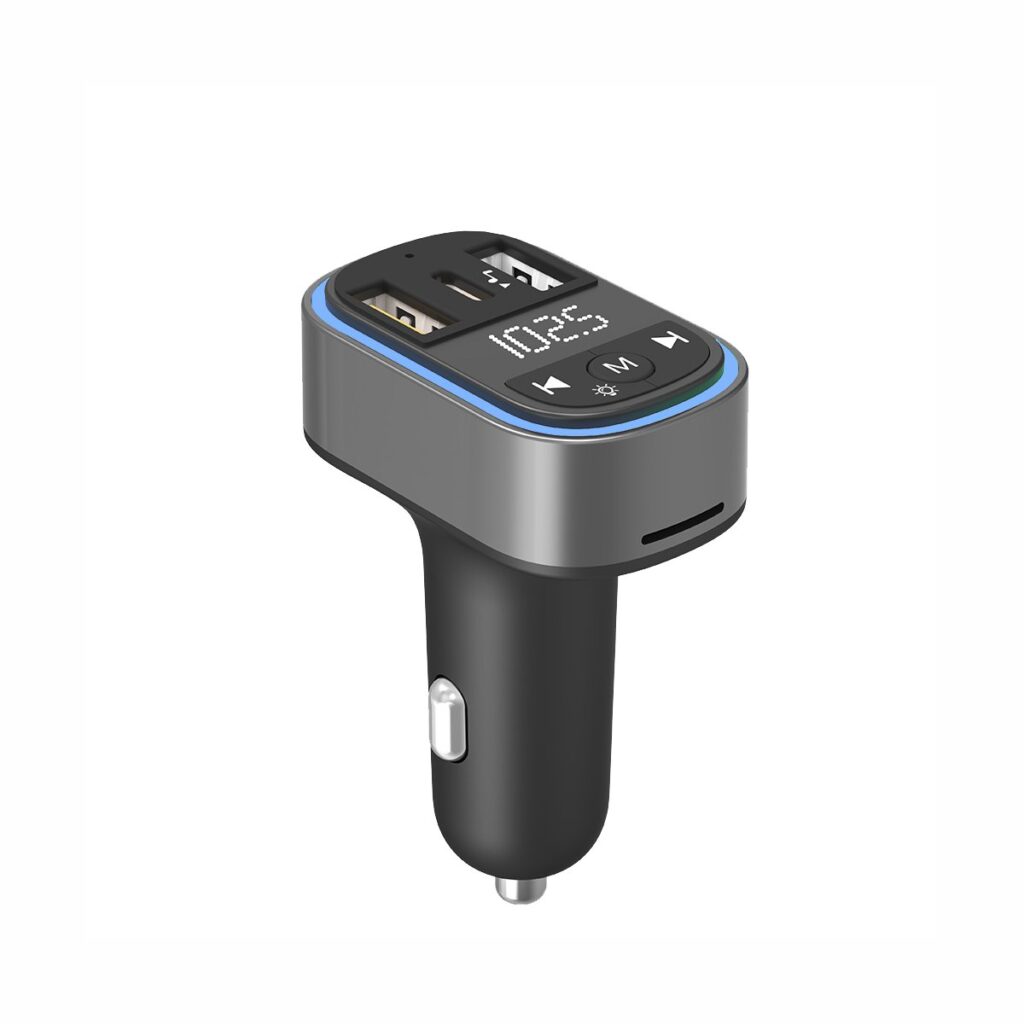 Transmiter FM z ładowarką 35W USB C (PD) + USB A (QC) BT 5.3