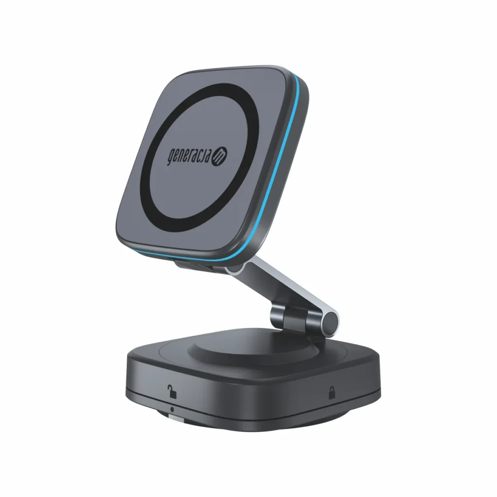 Magnetyczny uchwyt MH18 z ładowaniem indukcyjnym 15W USB Typ C