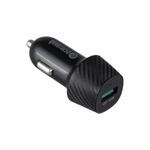 Ładowarka samochodowa 18 W USB Typ A QC Czarna