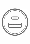 Port USB-C + USB-A