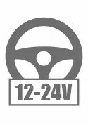 Kompatybilna z 12-24V